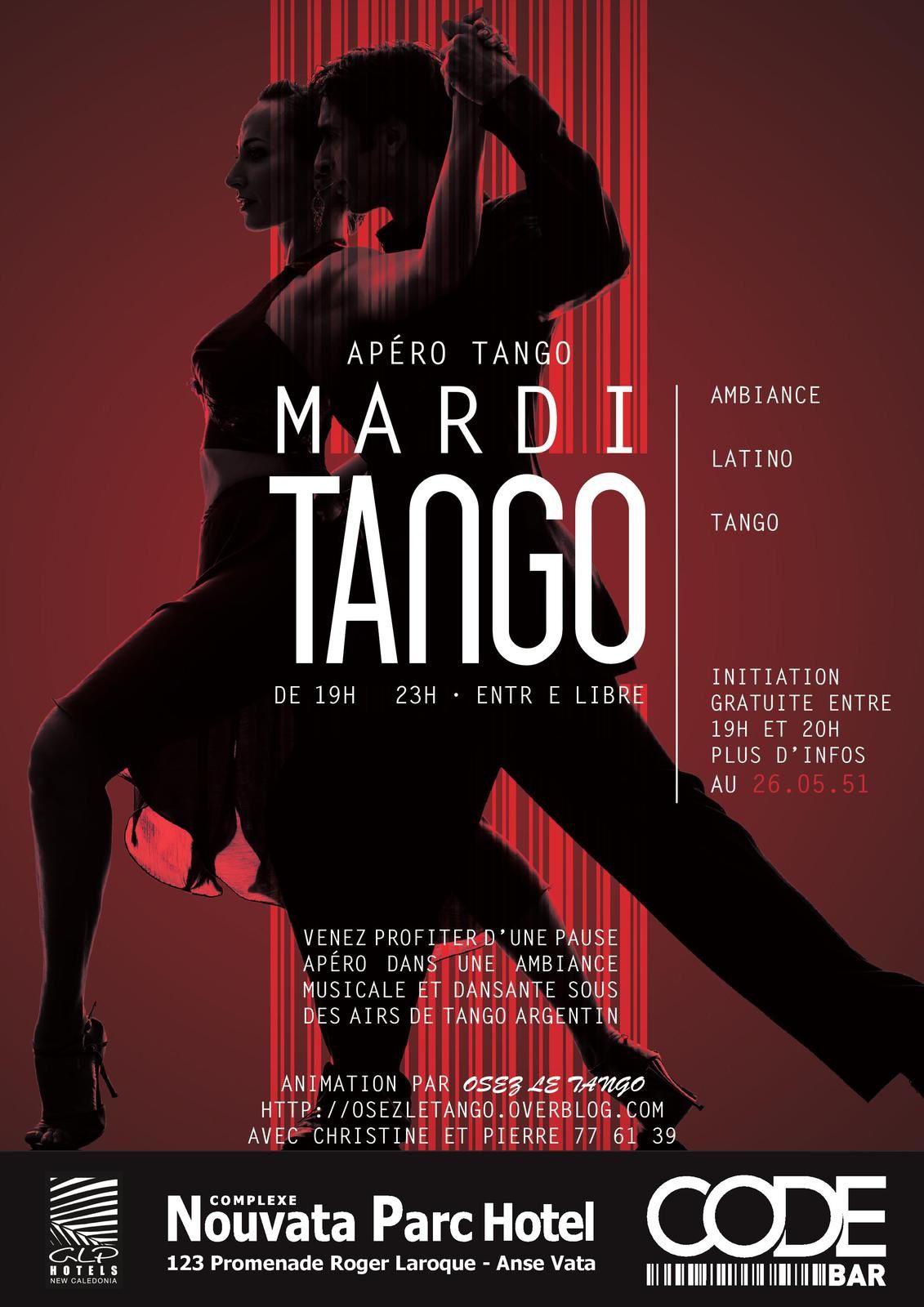 Mardi tango au Code Bar