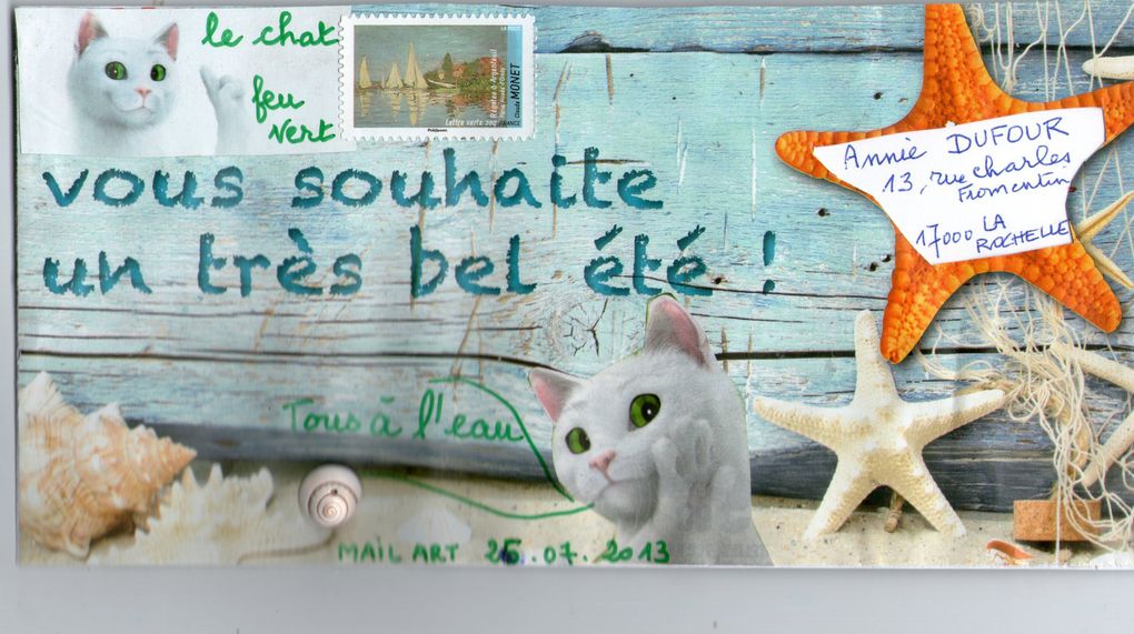 Du vert pour les enfants de Chatelaudren et des "chats" reçus et envoyés"