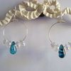 Boucles d'oreilles gouttes d'eau