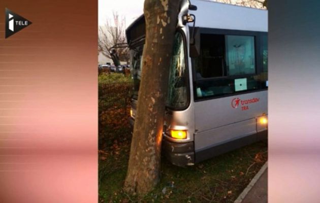 Sevran: Des mineurs détournent un bus qui finit contre un arbre