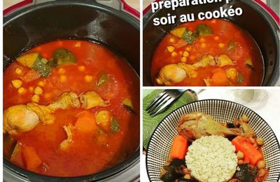 Couscous au poulet avec ou sans cookéo