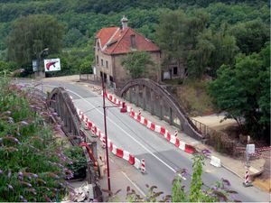 Histoire du pont menant d'Algrange vers Knutange.....