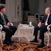 Interview du président russe Vladimir Poutine par le journaliste américain Tucker Carlson