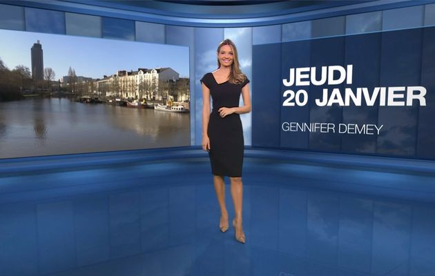 Gennifer Demey Météo M6 le 20.01.2022