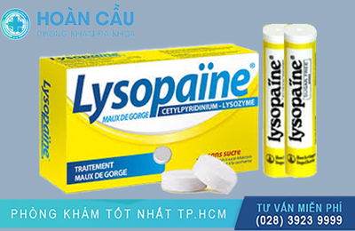 Thuốc Lysopaine kháng khuẩn vòm họng