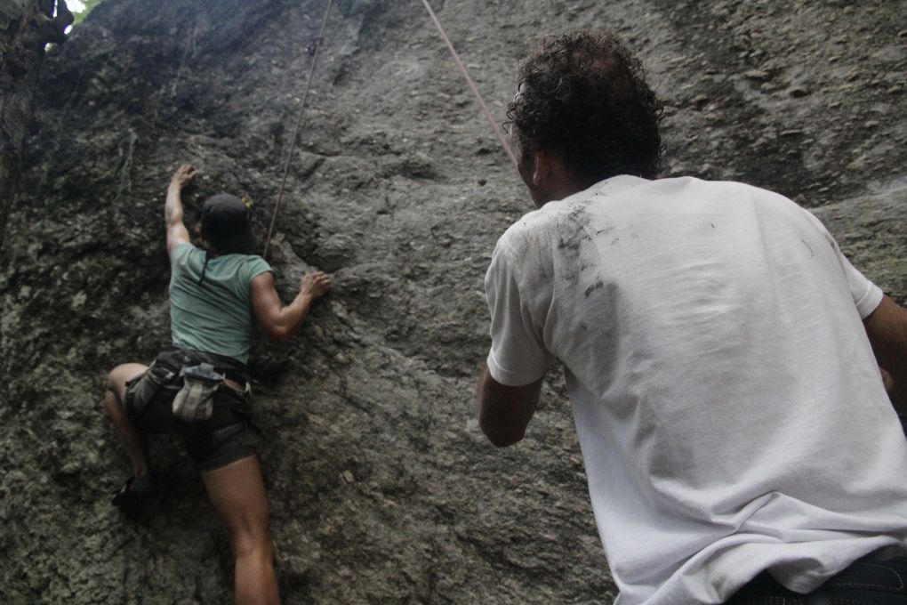  Escalade à côté de la célèbre plade d'Itacoatiara   -  Thibaud, Mattheus, Leandro, Sylvain, Nunes et Juliaannnaaa !