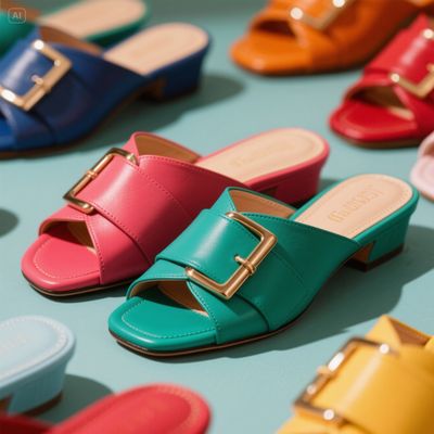 Les mules de couleur, les chaussures pour femme phares de l’été 