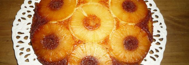 Gâteau renversé à l'ananas