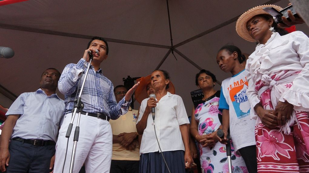 Le Président Andry Rajoelina inaugure le nouvel hôpital construit aux normes internationales ("Hopitaly manara-penitra"). Photos: Harilala Randrianarison