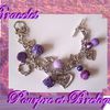 Bracelet POURPRE ET BRELOQUES