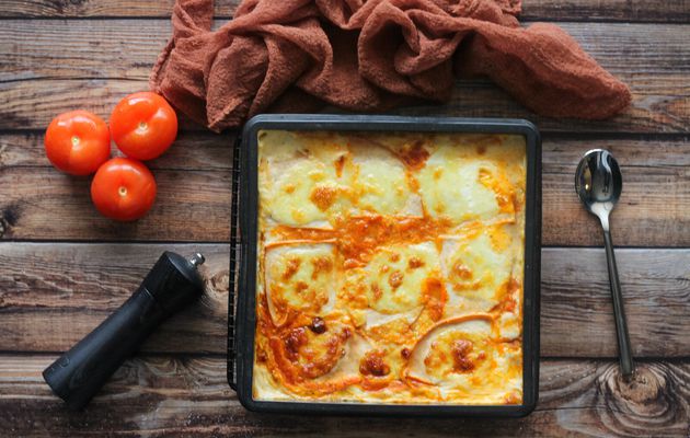 Gratin de polenta à l'italienne