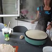 Vidéo amateur galettes de blé noir sur billig krampouz - Mes Meilleures Recettes Faciles
