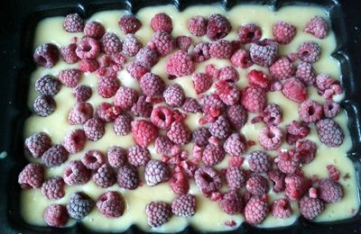 Bouchées framboises et chocolat blanc  