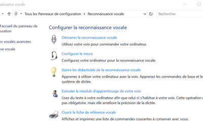 RECONNAISSANCE VOCALE : Apprentissage initial