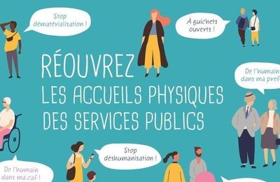 rouvrir les accueils des services publics 