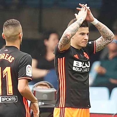 Santi Mina non celebrou o gol ante o Celta