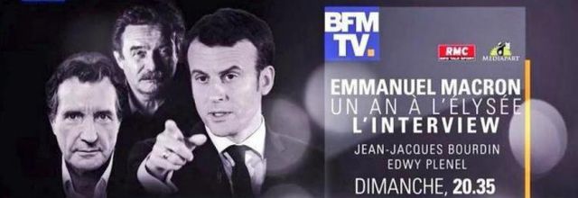 Emmanuel Macron sera l’invité de BFMTV, RMC et Mediapart, ce dimanche 15 avril 2018 dès 20h35