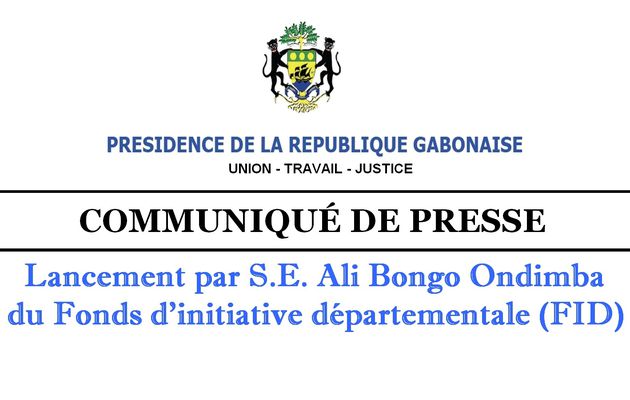 Présidence de la République : Communiqué de Presse