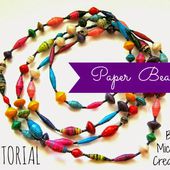 Wally and Jules: Paper Bead Tutorial