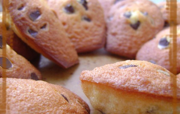 Madeleines aux pépites de chocolat !!