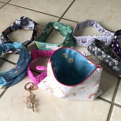 Petite trousse ET ses bandeaux et fichus