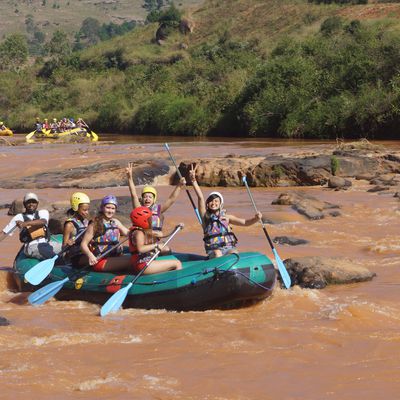 La descente du fleuve Katsoaka. 