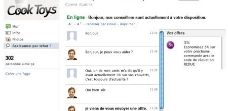 Les services client accessibles à partir de Facebook gràce à iAdvize
