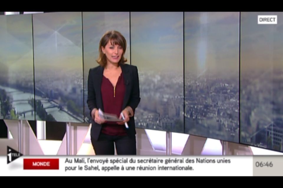 [2012 11 14] AMANDINE BEGOT - I&gt;TELE - LE 6-9 @06H00