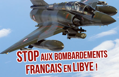 Contre la guerre en Libye