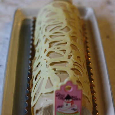 Bûche aux spéculoos