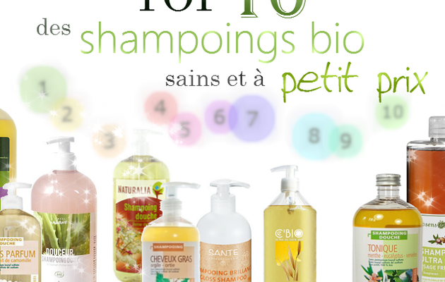 Top 10 shampooing sains a petit prix 