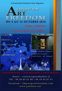 Exposition Art Freedom du 6 au 12 octobre 2012