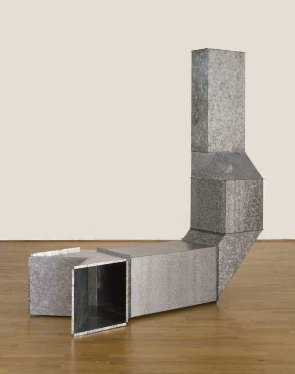 Charlotte Posenenske: "Prototype for Revolving Vane" 1967; "square tubes" 1967