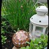 #DIY, la déco côté enfants : fabrication de boule décorative pour le jardin