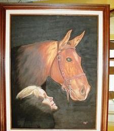portrait au cheval par Mme Pingeon
