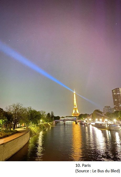 Science beauté aurores boréales France