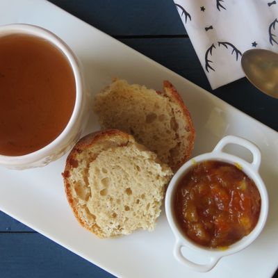 Confiture d'orange aux écorce confites et à la cannelle