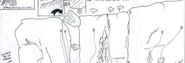 Topo du "nouveau" secteur équipé à droite de la chambre du roi