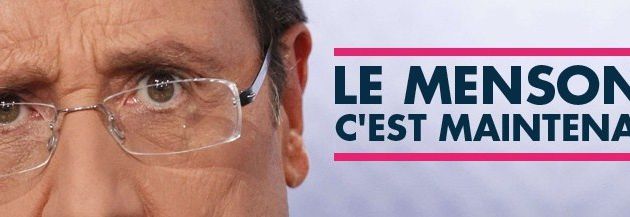 La nouvelle affiche du candidat Hollande