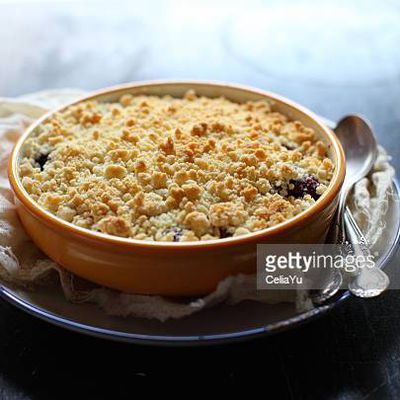 Crumble allégé pommes/chocolat (pour régime) 