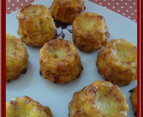 Cannelés chorizo comté.