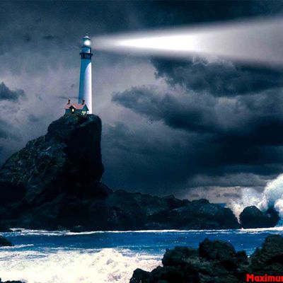 Un phare dans la nuit