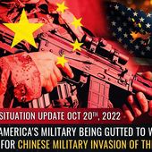 Situation Update, Oct 20, 2022 - America's military being GUTTED to weaken CONUS for Chinese military INVASION of the West Coast