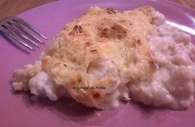 Chou-fleur à la béchamel