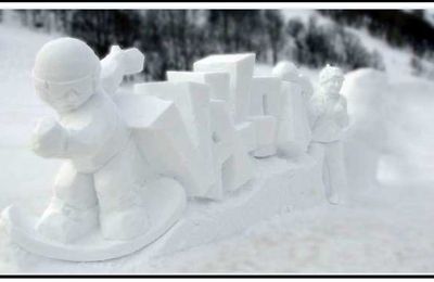 Sculptures sur Glace en Savoie !