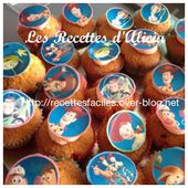 Cupcakes vanille cœur framboise toy story - Les recettes d'Alicia
