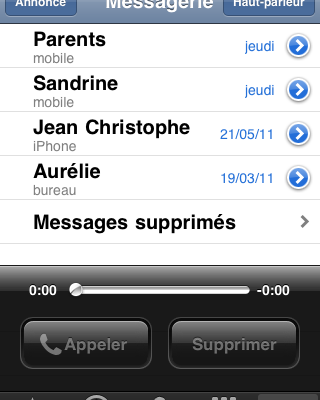 Réinstaller répondeur visuelle pour Free sur Iphone.