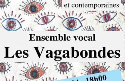 Samedi 4 main, 18h, concert LES VAGABONDES à La Chapelle des Gillons