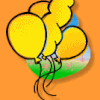 Ballons jaunes