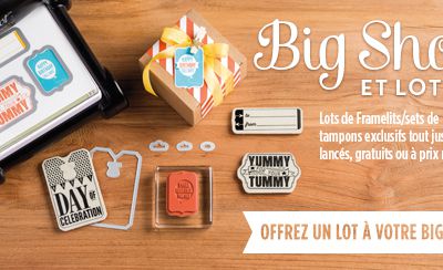 Une promotion Big Shot chez Stampin'Up!